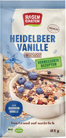 Heidelbeer-Vanille-Müsli ungesüßt