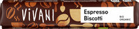 Espresso Biscotti Schokoriegel
