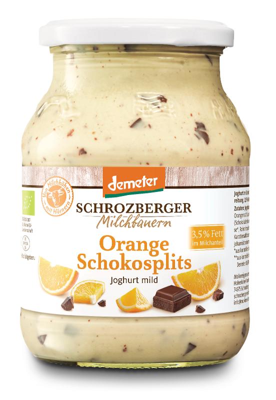Joghurt Orange Schokosplits
